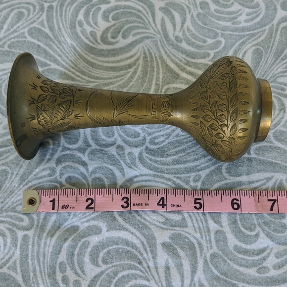 Vintage Etched Brass Case From India - Picture 7 of 8